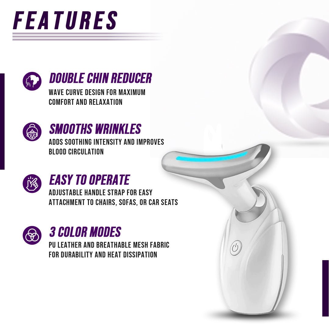 Neck & Face Lifting LED Therapy Device - KcEssentails